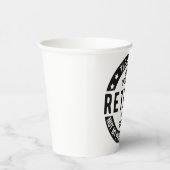 Die Legende wurde offiziell erschöpft, erschöpft 2 Pappbecher (Rechts)