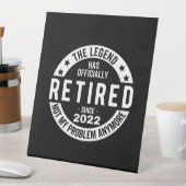 Die Legende wurde offiziell erschöpft, erschöpft 2 Sockelschild (In Situ)