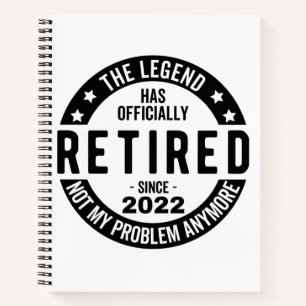 Die Legende wurde offiziell erschöpft, erschöpft Notizblock