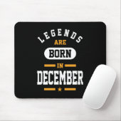 Die Legenden sind im Dezember Geboren Mousepad (Mit Mouse)