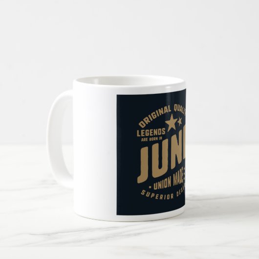 Die Legenden sind im Juni in Originalqualität Gebo Kaffeetasse (Vorderseite Links)