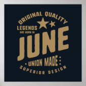 Die Legenden sind im Juni in Originalqualität Gebo Poster (Vorne)