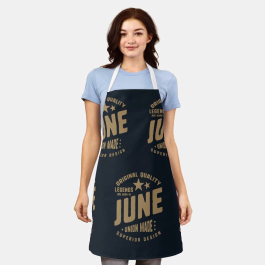 Die Legenden sind im Juni in Originalqualität Gebo Schürze (Getragen)