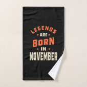 Die Legenden sind im November - November zum Gebur Handtuch (Handtuch)