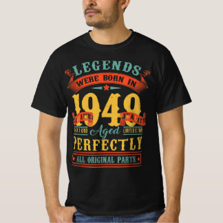 Die Legenden waren 1949 Geboren, Legend 1949 Bday  T-Shirt