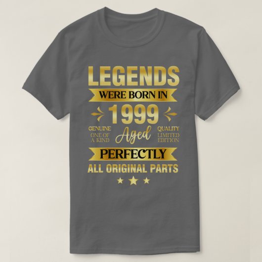 Die Legenden waren 1999 Geboren T-Shirt (Design vorne)