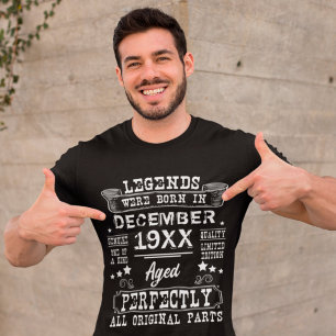 Die Legenden waren am Vintagen klassischen Geburts T-Shirt