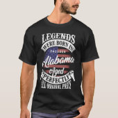 Die Legenden waren Geboren in Gadsden Alabama Clas T-Shirt (Vorderseite)