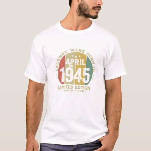 Die Legenden waren im April 1945 in der Klassik 77 T-Shirt (Vorderseite)