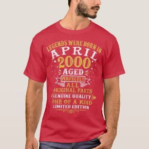 Die Legenden waren im April 2000 Geboren, 22 Jahre T-Shirt