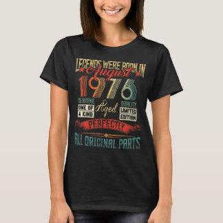 Die Legenden waren im August 1976 46 Jahre 46 B Ge T-Shirt