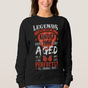 Die Legenden waren im August 1990 Plektrum Guit Ge Sweatshirt