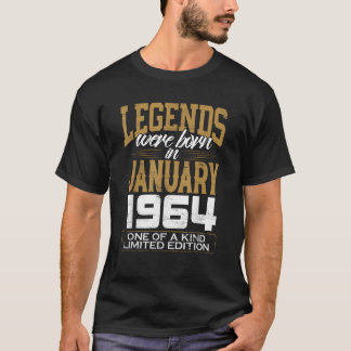 Die Legenden waren im Januar 1964 Geboren 60. Gebu T-Shirt