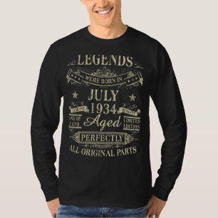 Die Legenden waren im Juli 1934 am 88. Geburtstag T-Shirt
