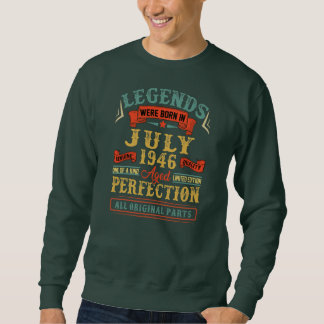 Die Legenden waren im Juli 1946 am 76. Geburtstag Sweatshirt
