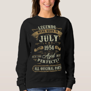 Die Legenden waren im Juli 1954 am 68. Geburtstag Sweatshirt