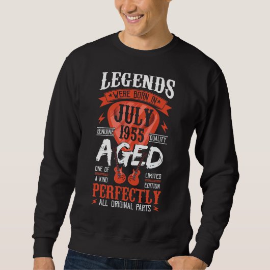 Die Legenden waren im Juli 1955 in Plektrum Gitarr Sweatshirt (Vorderseite)
