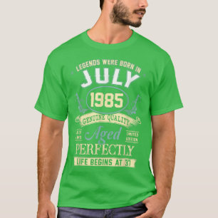 Die Legenden waren im Juli 1985 am 37. Geburtstag T-Shirt