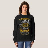 Die Legenden waren im Juni 1989 Geboren Sweatshirt (Vorne ganz)