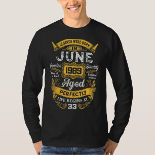 Die Legenden waren im Juni 1989 Geboren T-Shirt