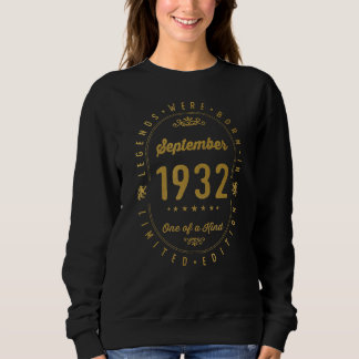 Die Legenden waren im September 1932 Vintagen 90.  Sweatshirt