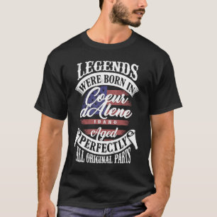 Die Legenden waren in Coeur d'Alene Idaho Vintag B T-Shirt