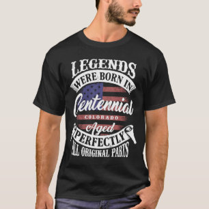 Die Legenden waren in der Jahrhundertkolorado Vint T-Shirt