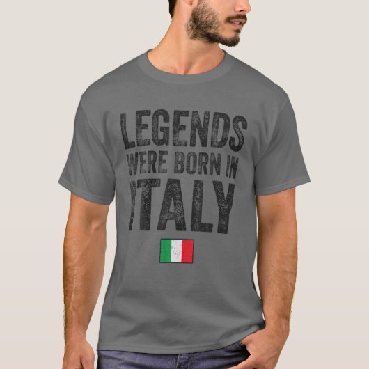 Die Legenden waren in Italien in der Stolzsträhne T-Shirt (Vorderseite)