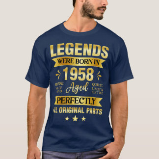 Die Legenden wurden 1958 zum Geburtstag Geboren T-Shirt