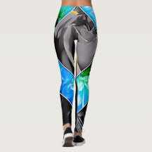 Die Leggings "BlumeBots" Rockinroll der Frauen