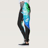 Die Leggings "BlumeBots" Rockinroll der Frauen (Links)