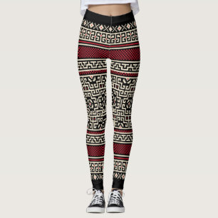 Die Leggings der aztekischen Druck-Frauen