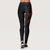 Die Leggings der besten Fitness mit hohem Wasserve (Rückseite)