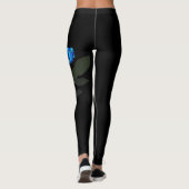 Die Leggings der blauen Rose (Rückseite)