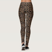 Die Leggings der Brown-Leopard-Druck-Frauen (Rückseite)