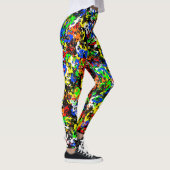 Die Leggings der bunten Farben-Spritzer-Frauen (Rechts)