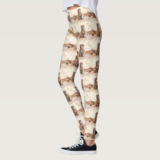 Die Leggings "der Erdnuss-" Frauen (Links)