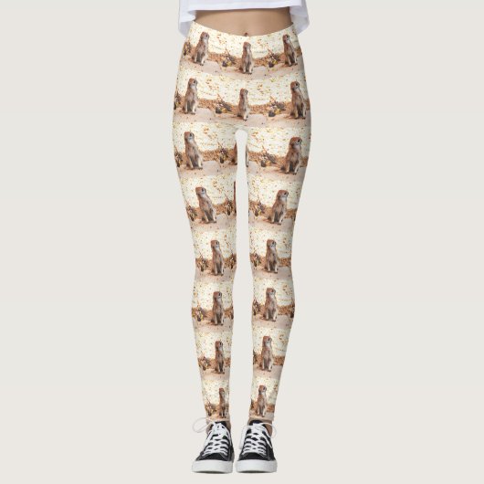 Die Leggings "der Erdnuss-" Frauen (Vorderseite)