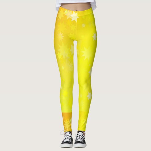 Die Leggings der Goldenen Sterne (Vorderseite)