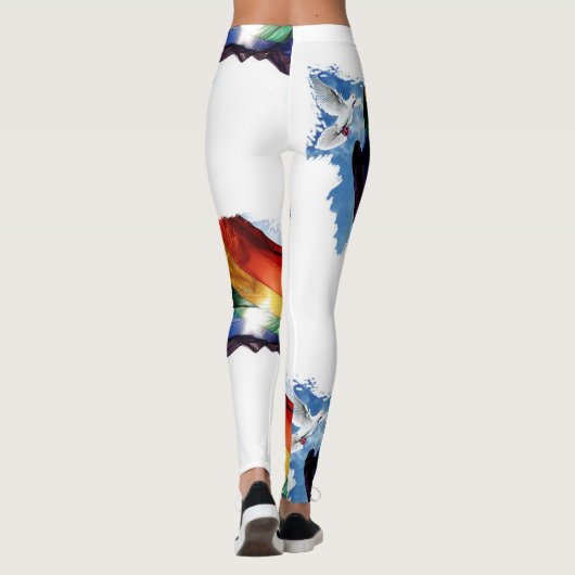 Die Leggings der kundenspezifischen (Rückseite)