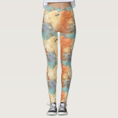 Die Leggings der Pastellsturm-Wolken-Frauen (Vorderseite)