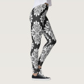 Die Leggings der schwarzen Damast-Frauen (Rechts)