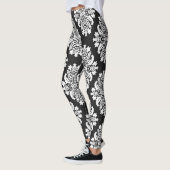 Die Leggings der schwarzen Damast-Frauen (Links)
