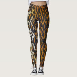 Die Leggings der stilvollen Leopard-Druck-Frauen