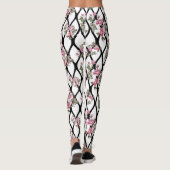 Die Leggings der weißen/schwarzen (Rückseite)