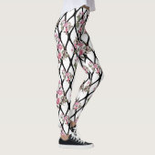 Die Leggings der weißen/schwarzen (Rechts)
