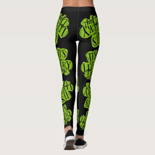 Die Leggings des Patricktages für Frauen (Rückseite)