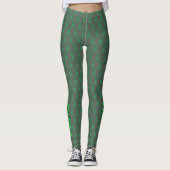 Die Leggings von Green Awareness Ribbon Art (Vorderseite)