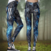 Die Leggings zur Durchsetzung des blauen Rechts