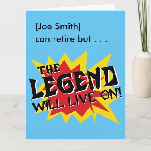 Die Legislaturperiode des Party für die Altersvors Karte (Vorderseite)